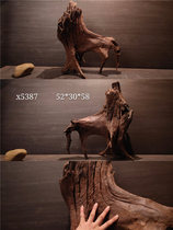 Wheat] Medium purple pomelo sunken wood fish tank tree stump thorn wood landscaping Zen ornaments tree roots turtle balcony aquarium