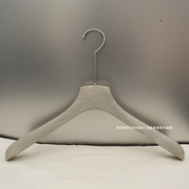 Womens clothing store resin thickened gray clothes hanger non-slip seamless clothes hanging rack clothes hanger trouser clip custom logo