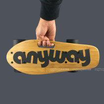anyway super cute hand Board mini skateboard portable small fish Board banana board skin skateboard campus travel