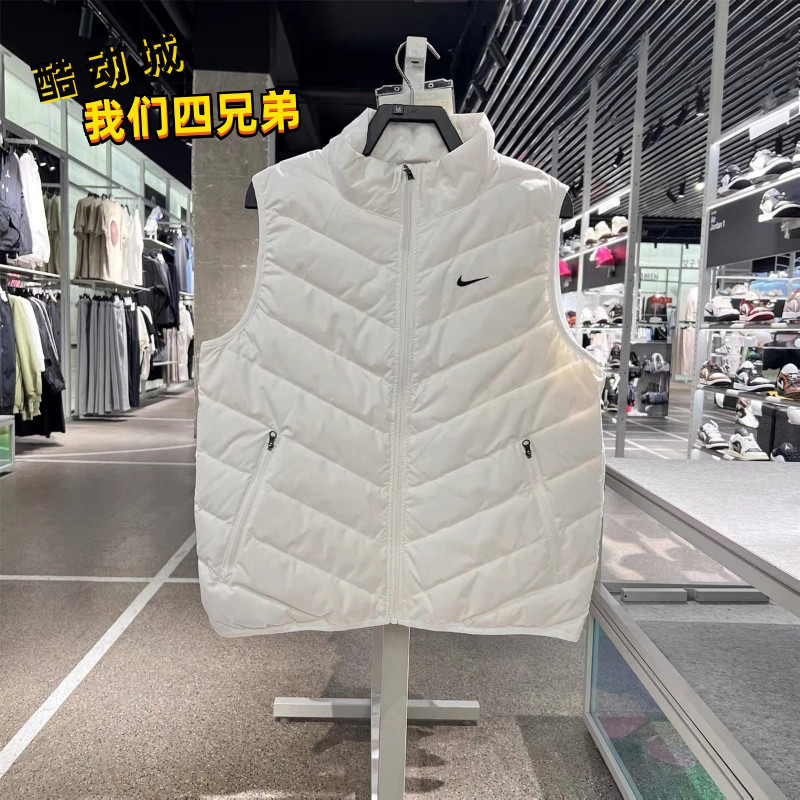 Nike/Nike Women's Duck down Warm Windproof Puff Sports down Vest If5888-010-100-583 Nike/Nike Women's Duck down Warm Windproof Puff Sports down Vest If5888-010-100-583
