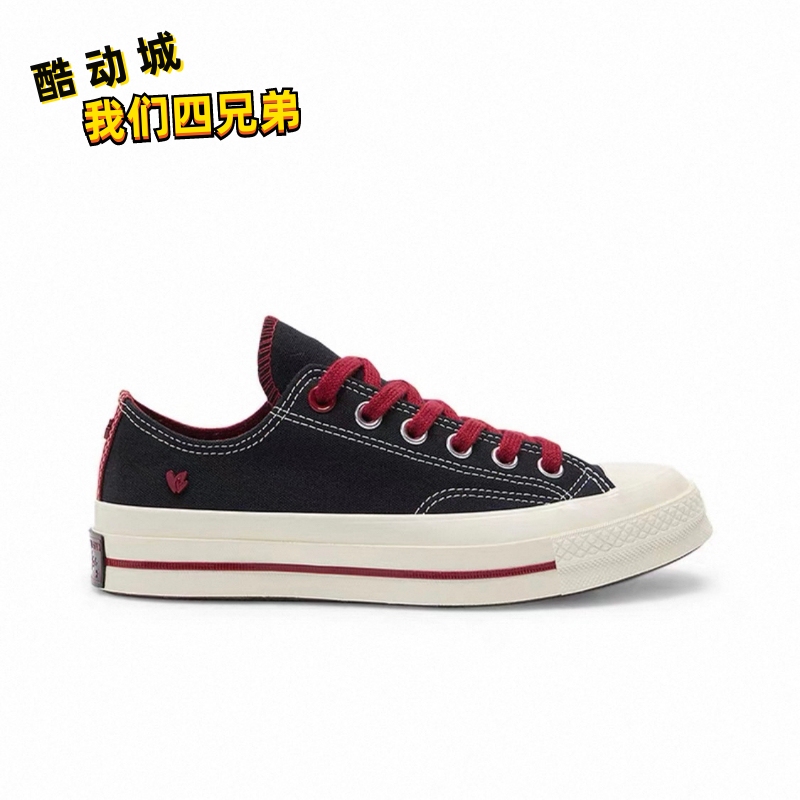 Converse 1970S Men's and Women's Shoes, Chinese Valentine's Day Couple's Canvas Shoes, Thick-Soled Casual Sneakers A16577C