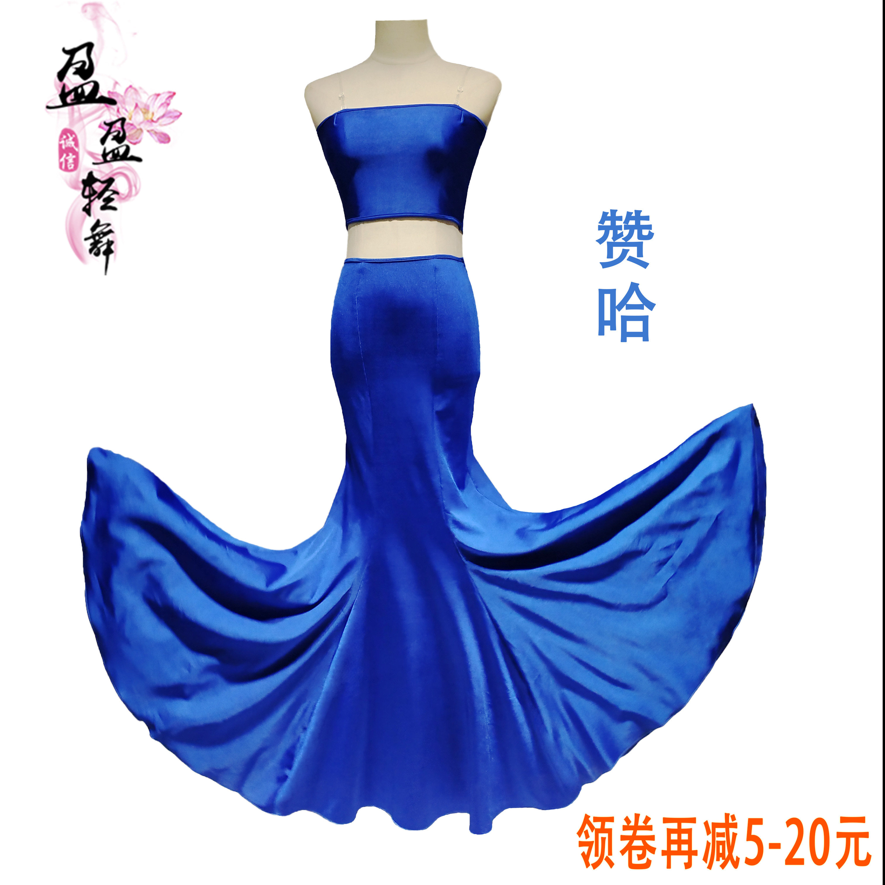 New Dai dance costumes national peacock dance costumes Zanha long version fishtail skirt costumes self-cultivation adult women