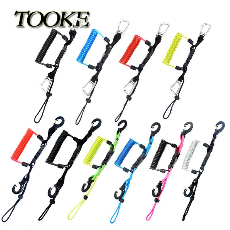 TOOKE camera diving case waterproof case safety quick release connection buckle Spring rope lost rope Wire PU