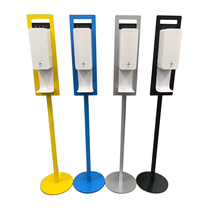 Wood clean automatic induction alcohol spray type hand sterilizer mobile vertical desktop touch free hand soap dispenser