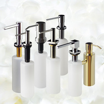 Wood cleaning countertop pressing foam soap dispenser Stainless steel kitchen detergent soap dispenser Sink hand sanitizer bottle