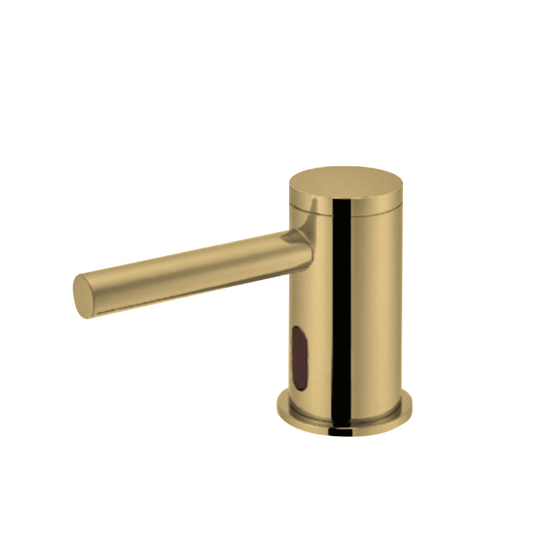 Mujie top refilling countertop faucet type induction soap dispenser automatic foam electric soap dispenser hand sanitizer