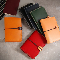 2020 new original handmade vintage vegetable tanned leather passport holder passport holder multifunctional leather cowhide passport bag