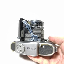 The defeated Japanese Konica Konishi Roku pearl folding camera leather cavity camera defective product collection