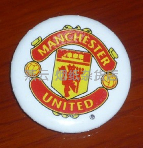 2012 Manchester United's Asian Lines Premier League Red Devlet United Official Remembrance of Little Team Emblem Plastic Badge Spot