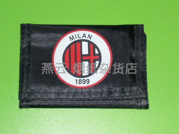 Serie A Italy Football Club AC Milan Small Wallet In stock