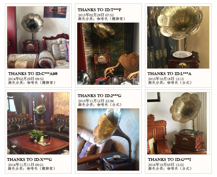 bán đầu đĩa than denon	 Máy ghi âm Tangdian retro cổ lớn sừng vinyl máy ghi âm đài phát thanh vinyl máy ghi âm - Máy hát đầu đĩa than audio technica