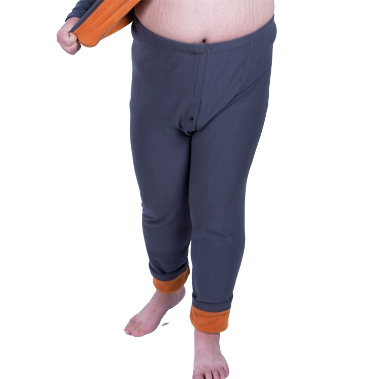 Quần 4 chân 8 mùa thu nam đơn mảnh cộng với quần legging nhung nam cộng với phân bón để tăng mùa đông và trung niên với cashmere để giữ ấm quan tat nam nu