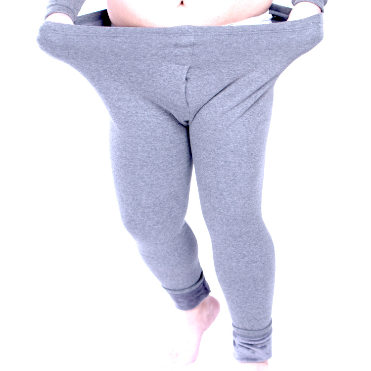 Quần 4 chân 8 mùa thu nam đơn mảnh cộng với quần legging nhung nam cộng với phân bón để tăng mùa đông và trung niên với cashmere để giữ ấm quần legging bé gái