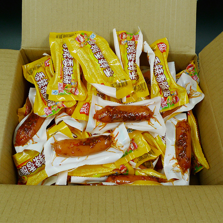 Shuanghui spicy crispy sausage 32g*30 ham sausage sausage Hot dog sausage Crispy grilled sausage whole box