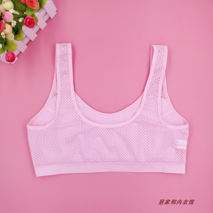 Vị thành niên cotton mỏng phần mỡ mm cộng với phân bón XL áo vest nhỏ chất béo cô gái học sinh trung học cơ sở đồ lót áo ngực rút dây