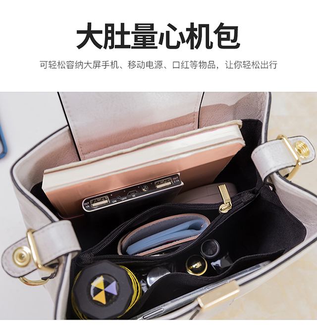 Túi da nữ túi Messenger dung lượng lớn Phiên bản Hàn Quốc 2019 mới đơn giản túi da băng thông rộng túi đeo vai - Túi xách nữ túi xách nữ cao cấp
