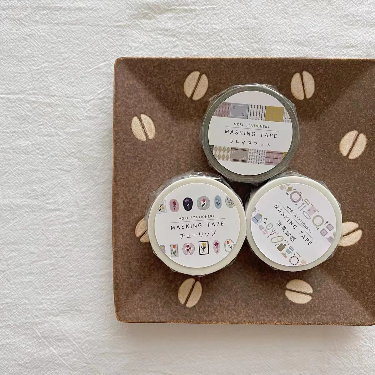 Ink Grain Stationery Research Institute and paper tape tulip tulip Japan mt order Amora sauce sub-package whole roll