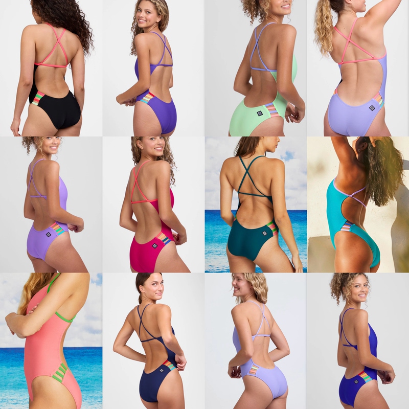 American Jolyn Racing Swimsuit Cammie Back Style, Julian Back Style - Brand New, Unopened, in Stock