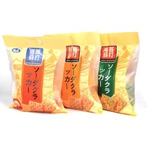 Taiwan Shangfa Salted egg yolk seaweed original yeast soda biscuits 416g large bag independent packaging imported snacks