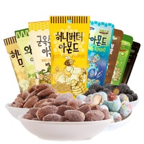 Tom Farm Korean nuts Honey butter almond kernel Badan wood snacks small packages 5 packages of imported snacks
