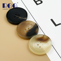 Resin button round button four-eye pattern button womens top all-match small suit jacket pants windbreaker coat button