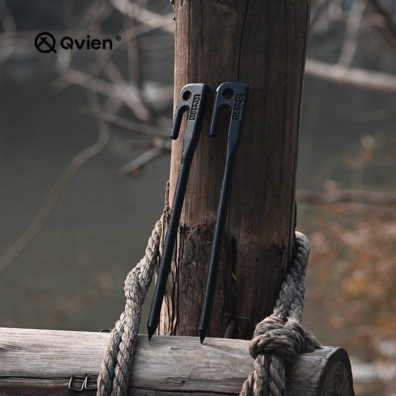 天幕搭建必备神器，如何选择最靠谱的地钉？🔥 Qvien 硬骨锻造地钉户外自驾露营加粗加长55号钢防风天幕帐篷地钉，你的露营好帮手！揳-旅游-淘宝好物网
