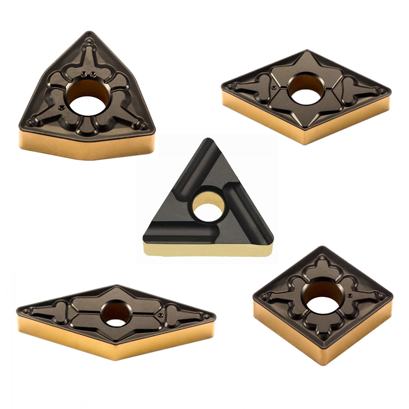 Hardened steel CNC turning blade super hard WNMG080408 peach shape TNMG16 triangle