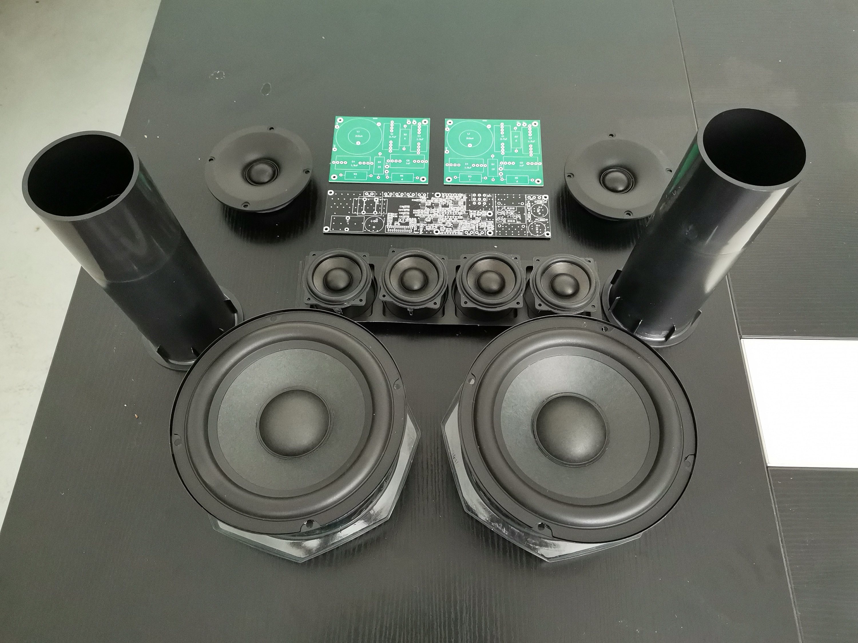 6 5 inch electronic power mixed three - dimensional speaker suite