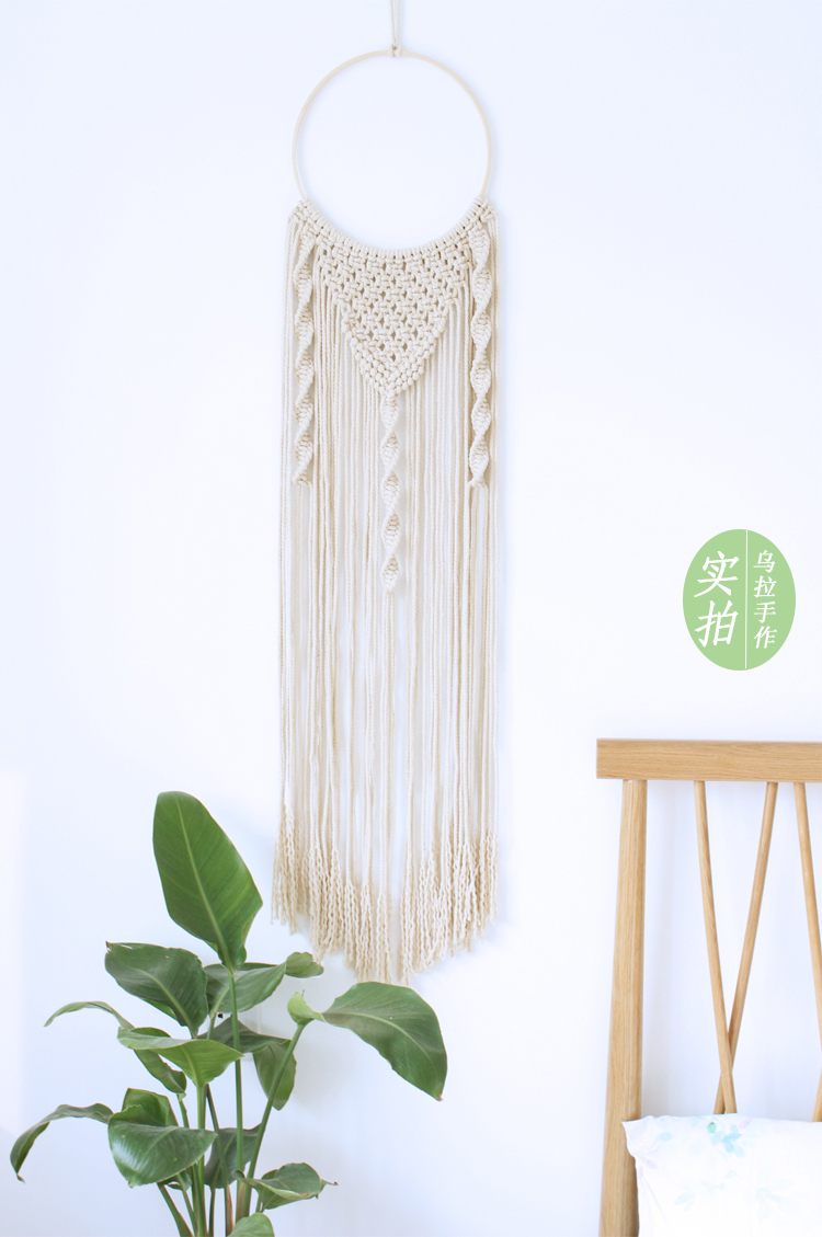 Tấm thảm dệt thủ công Ula Tấm thảm làm bằng tay Bohemian Tùy chỉnh tấm thảm gió Bắc Âu Tùy chỉnh 	thảm treo tường doremon	