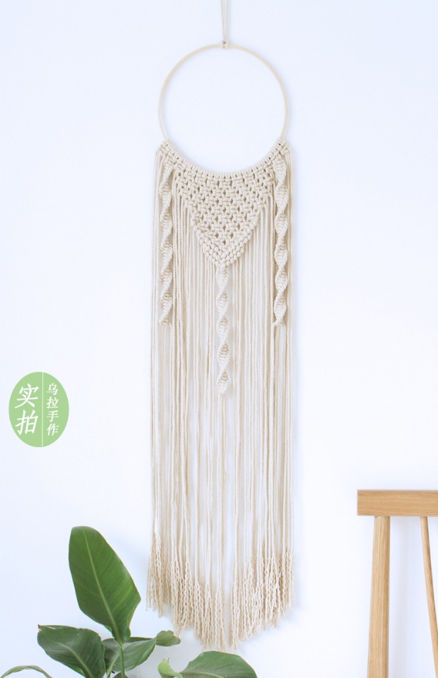 Tấm thảm dệt thủ công Ula Tấm thảm làm bằng tay Bohemian Tùy chỉnh tấm thảm gió Bắc Âu Tùy chỉnh 	thảm treo tường doremon	