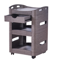 Sonia new solid wood beauty trolley hair salon tool car beauty salon small cart pulley product rack hot pin