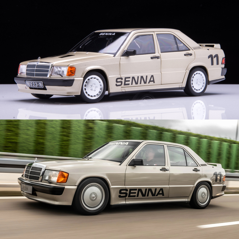1:18 Norev Mercedes-Benz 190E 2.3 1.6 1984 Nurburgring Seelab Alloy Car Model