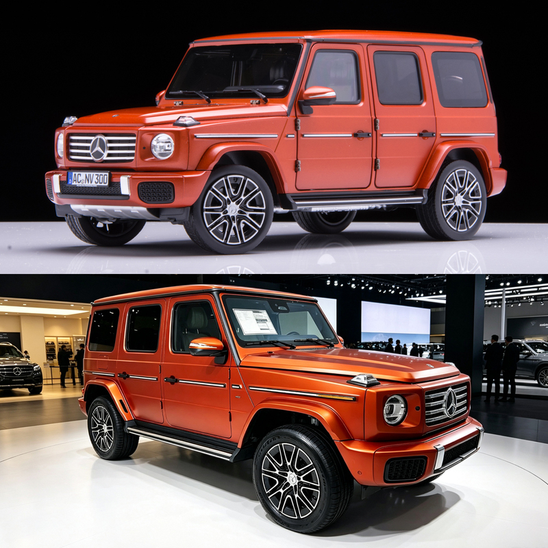1:18 Norev Mercedes-Benz G-Class G500 2024 New Model Off-Road Vehicle Suv Alloy Car Model