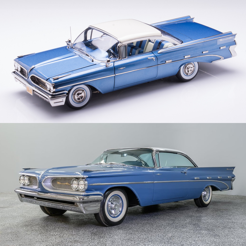 1:18 Sun Star Pontiac Bonneville 1959 Classic Car Platinum Edition Car Model