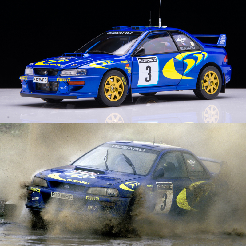 1:18 Sunstar Subaru Impreza S5 Mcrae Wrc97 Rally Car Alloy Car Model