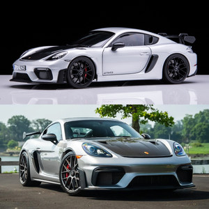 1:18 Norev Porsche 718 Spyder Cayman Gt4 Rs 2023 Alloy Car Model