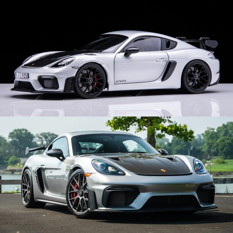 1:18 Norev Porsche 718 Spyder Cayman Gt4 Rs 2023 Alloy Car Model