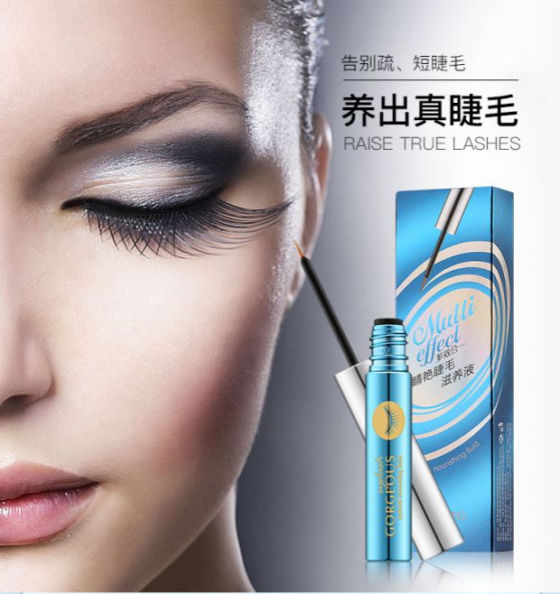New Ge Meng lông mi tăng trưởng lỏng nhà máy dài dày uốn cong chất lỏng kem lông mày tăng trưởng nữ đích thực mascara đầu nhỏ