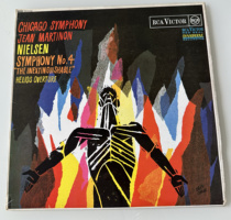 Martinu Conductor RCA Engineer Test Disc Nielsen Symphony No. 4 Vinyl Record NM Lp