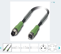 Phoenix Cable Spot SAC-3P-M 8MS 30-PUR 4P-M 8FS - 1501375
