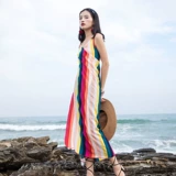 Купальник, куртка, весеннее пляжное платье, длинная юбка, с открытой спиной