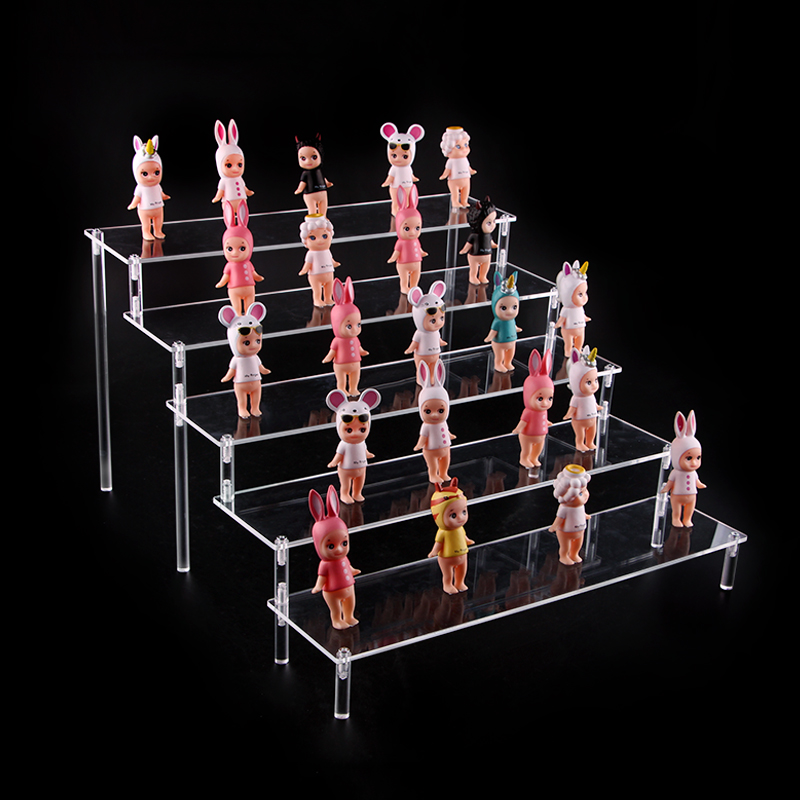 Acrylic Show Shelf Stepped Tabletop Containing Deck Shelf Putting Paparazzi Model Toy Car Model Doll Exhibition Rack