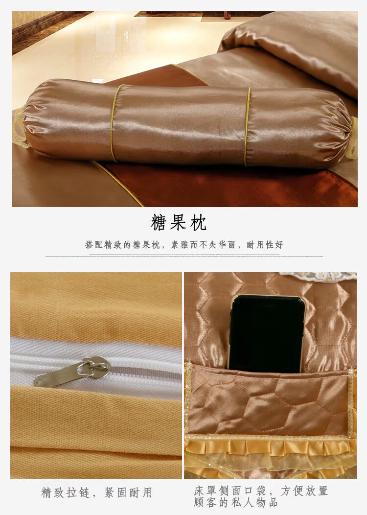 Phong cách châu Âu sang trọng ánh sáng cao cấp lụa bông rửa denim bedspread vẻ đẹp thẩm mỹ viện gia đình massage SPA bốn - Trang bị tấm ga trải giường spa đẹp