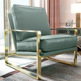 Nordic Light Luxury Leisure Leisure Tiger Staud Back Modern Гонконг -стиль Дизайнерский дизайнер гостиной одиночный диван