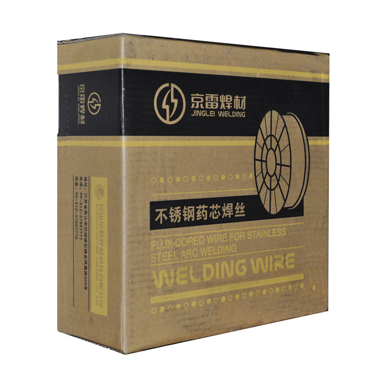 Jinglei ER308L gas protection stainless steel flux core E308LT1-1 welding wire 308L stainless steel flux core welding wire 1 2