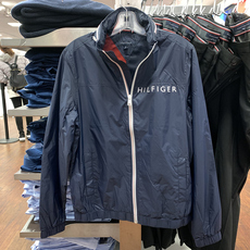 Куртка 现趺拦氟购tommy hilfiger汤米外套连帽罴兴防绥衣男