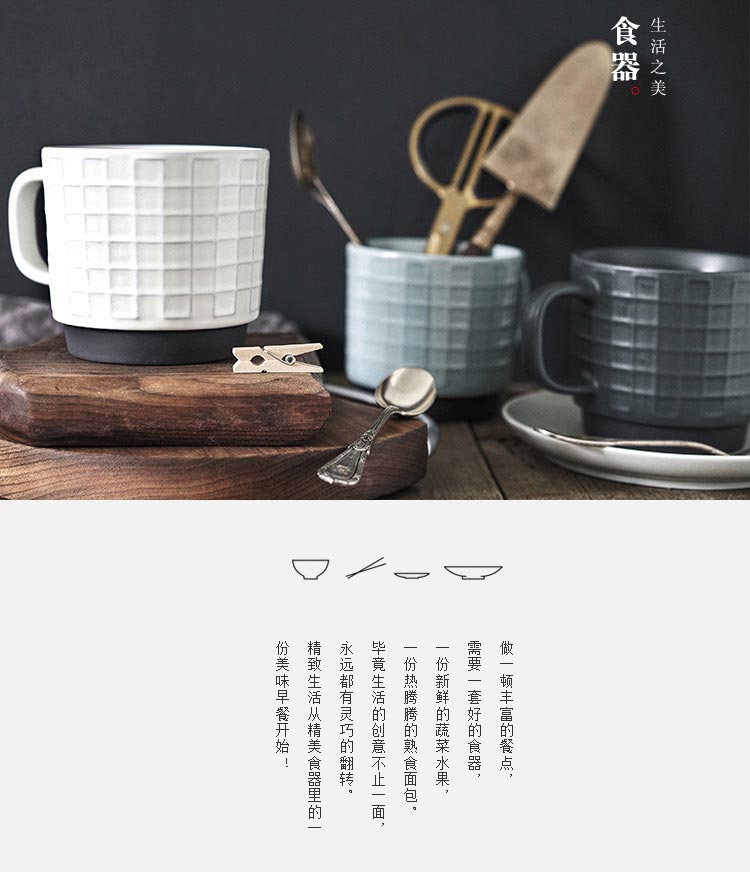 Lototo Nhật Bản cốc gốm cốc cốc cà phê cốc nước cốc sáng tạo cốc hộ gia đình mug ins đơn giản