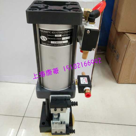   Taiwan Zhen Shang Sun Machining Center Spindle Tool Cylinder Booster Cylinder Pneumatic Cylinder 3t 4.5t 6t
