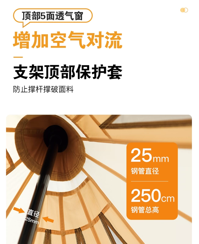 dựng lều cắm trại Himalaya tuyết sen nở yurt lớn lều ngoài trời tự lái cắm trại cắm trại ngoài trời kem chống nắng chống nước tán giá tiền lều cắm trại dựng trại chữ a