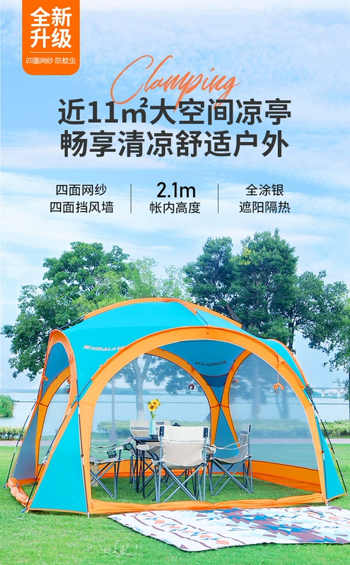 thuê lều camping Himalaya tán lều dã ngoại ngoài trời cắm trại phủ bạc chống nắng mái hiên di động chống mưa cắm trại dã ngoại bán lều cắm trại cũ lều dã ngoại 4 người